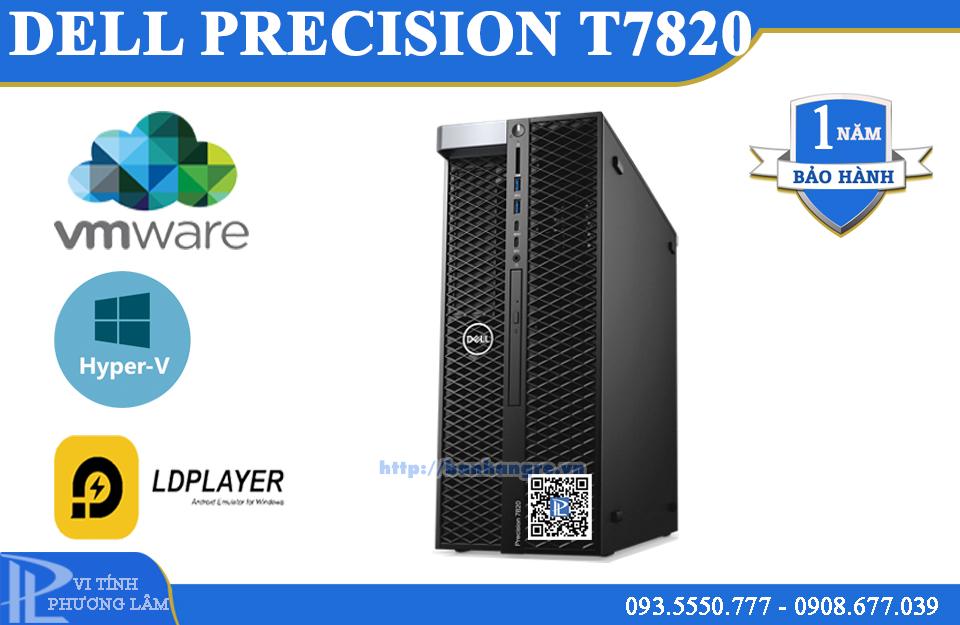 Máy Trạm Dell Precision T7820 / Dual Xeon Gold 6152 (2.1Ghz / 88 Luồng) / DDR4 256Gb / SSD NVme 2Tb / Quadro P400 (2GB)
